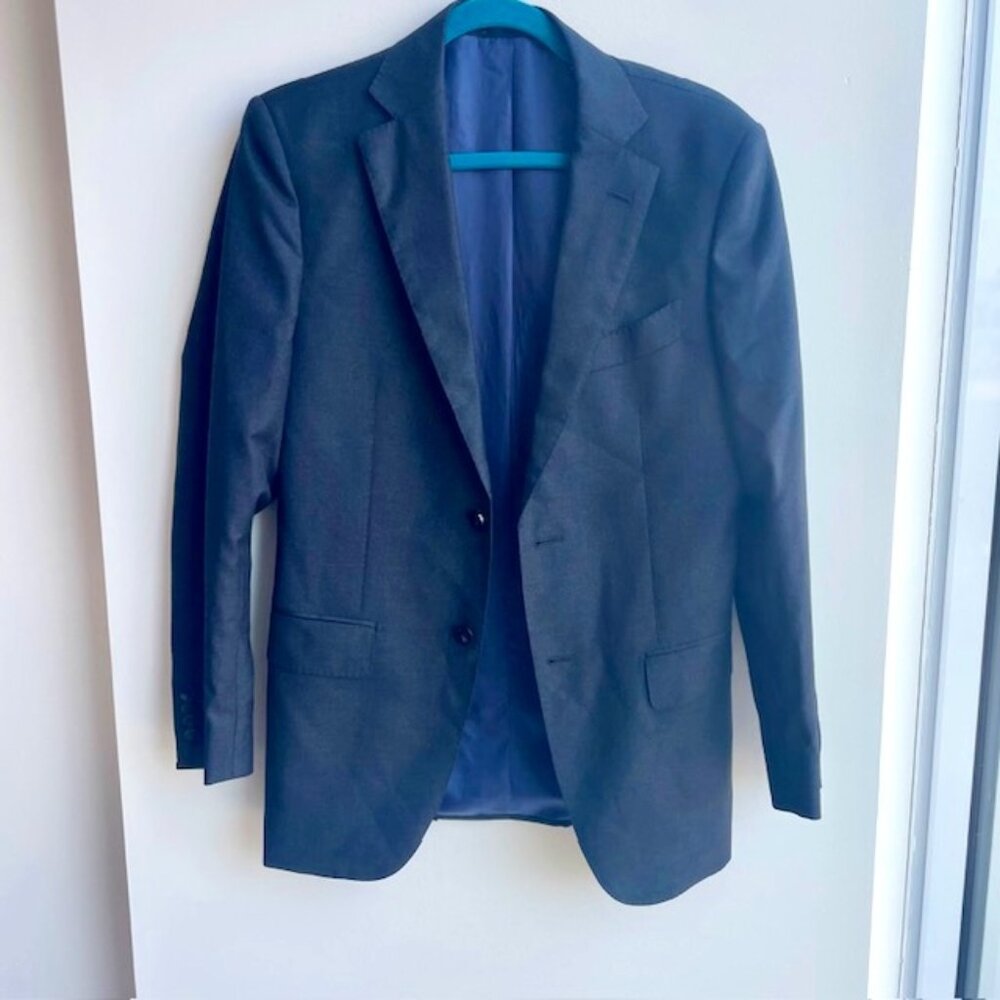 Suitsupply Blazer Reda 1865 Pure Wool S110 Two Button Blazer Napoli Dark Grey